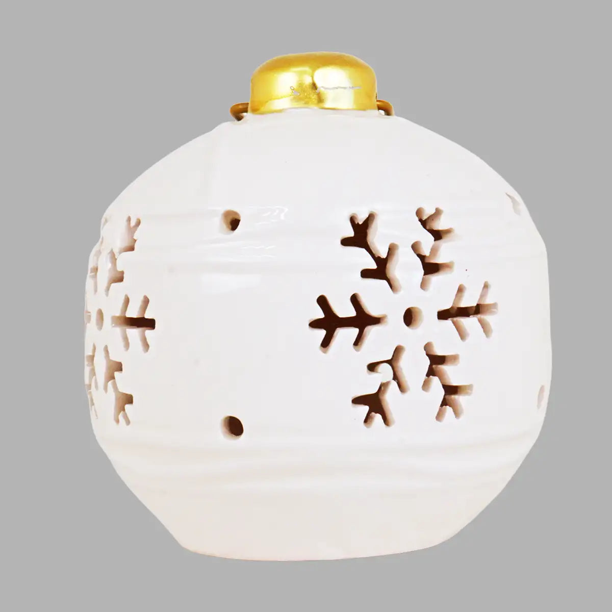 Portavelas Navideño de Cerámica, Esfera