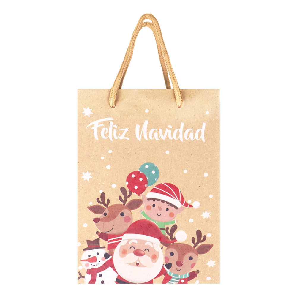 Bolsa de Regalo Navideña, Feliz Navidad, Personajes