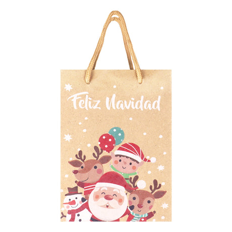 Bolsa de Regalo Navideña, Feliz Navidad, Personajes