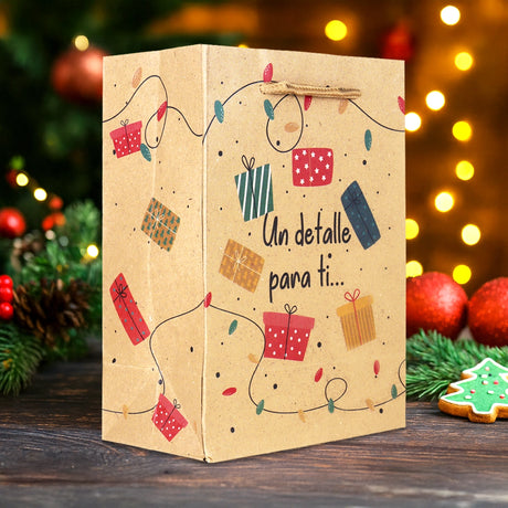 Bolsa de Regalo Navideña, Un Detalle para Ti, Regalos