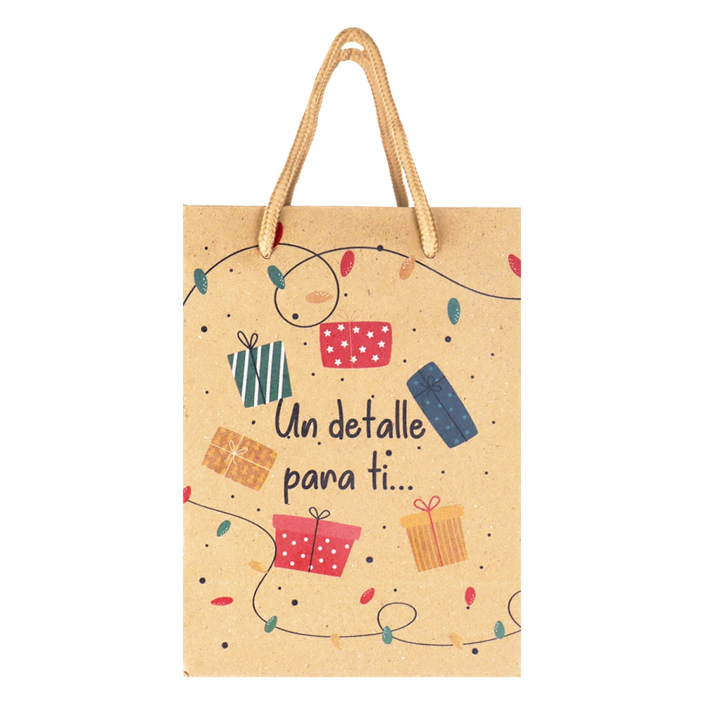 Bolsa de Regalo Navideña, Un Detalle para Ti, Regalos