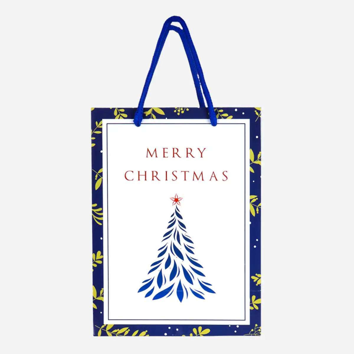 Bolsa de Regalo Navideña, Merry Christmas, Pino