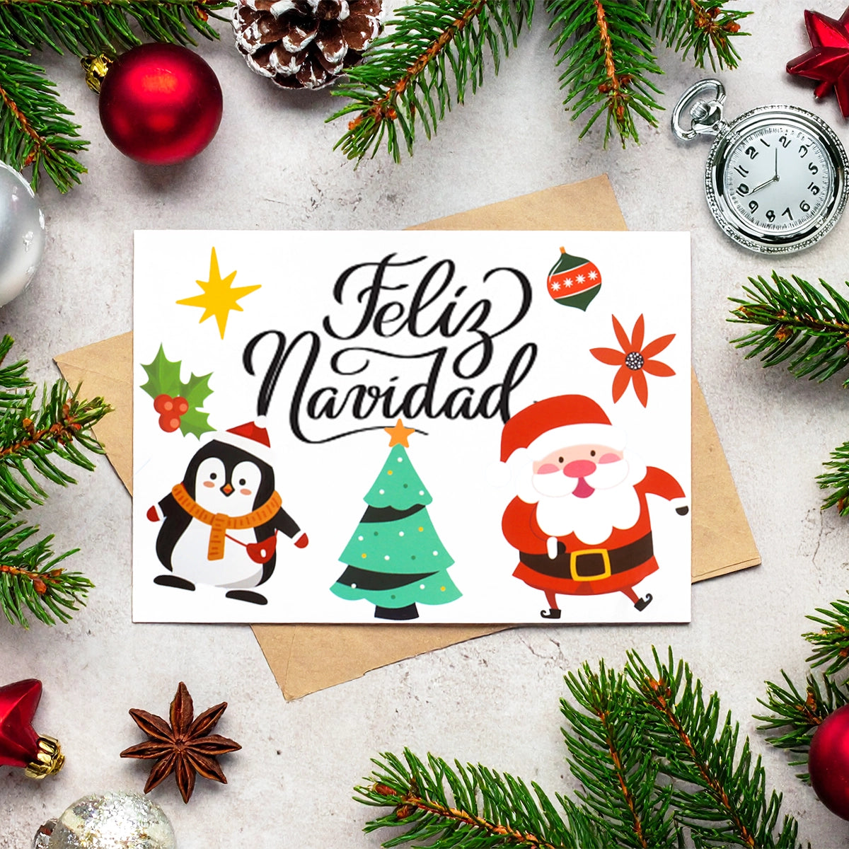 Stickers Navideños, Personajes