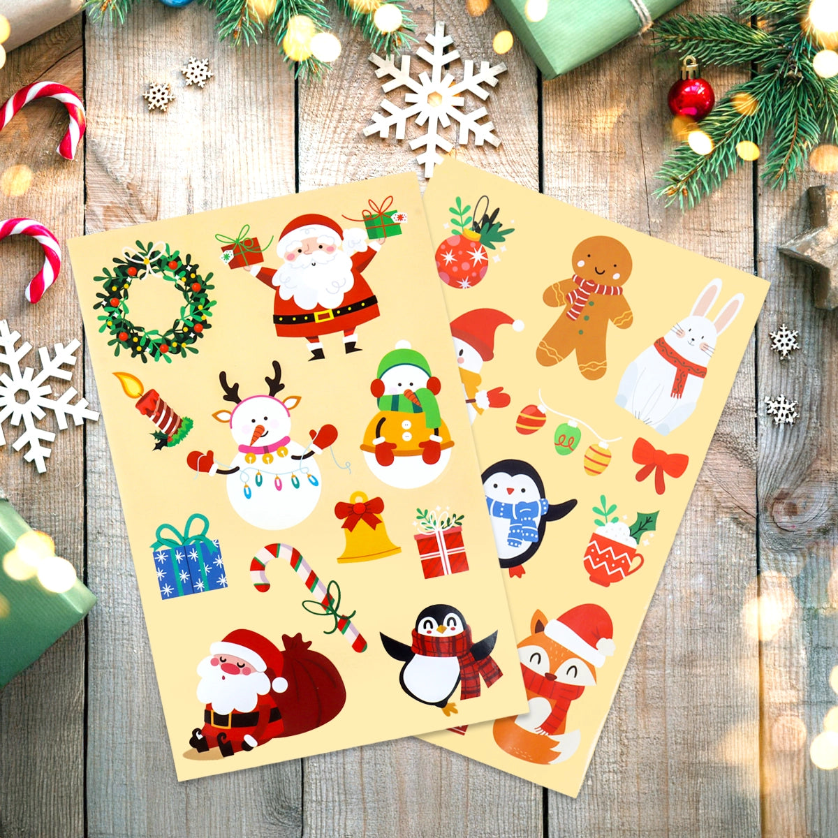 Stickers, Personajes Navideños