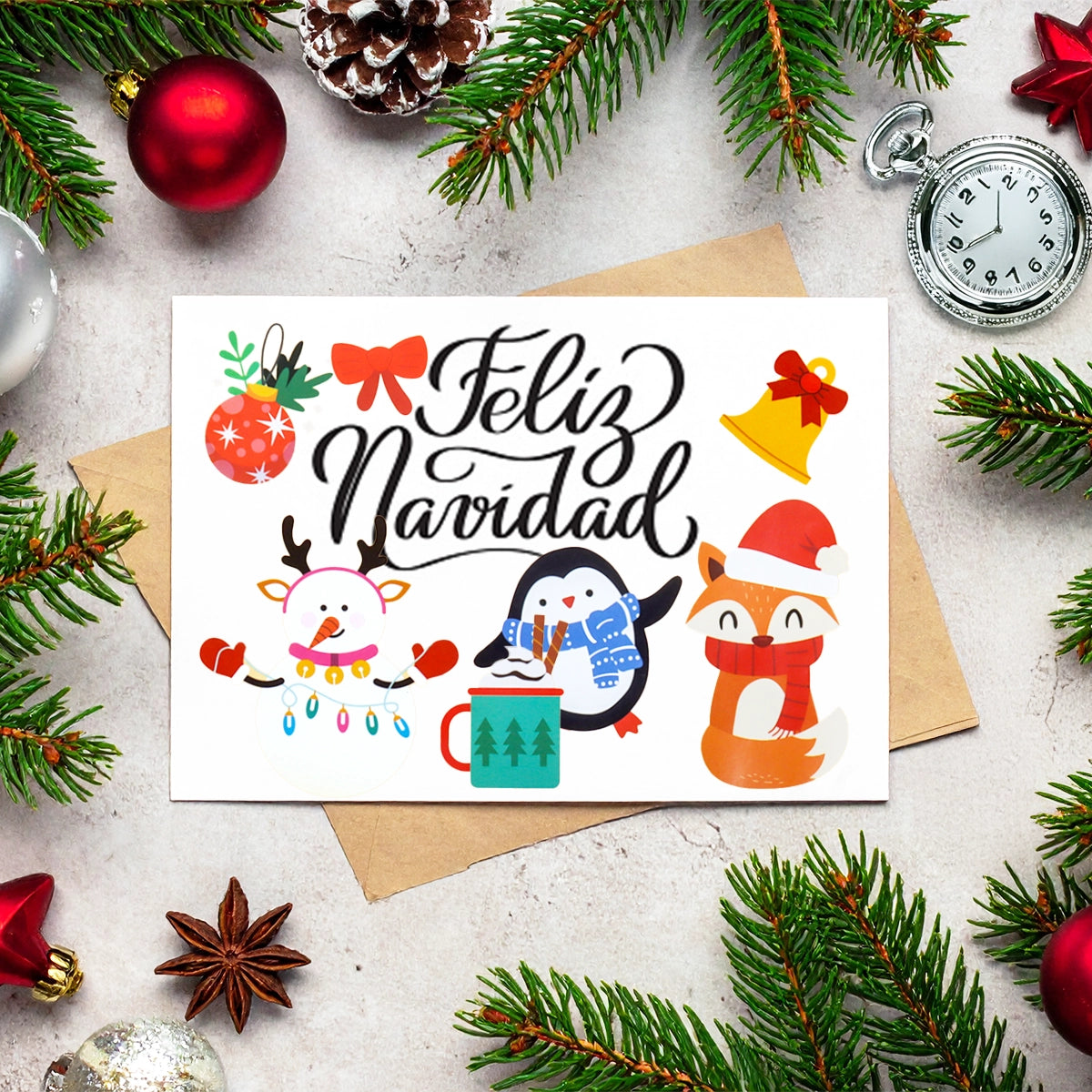 Stickers, Personajes Navideños