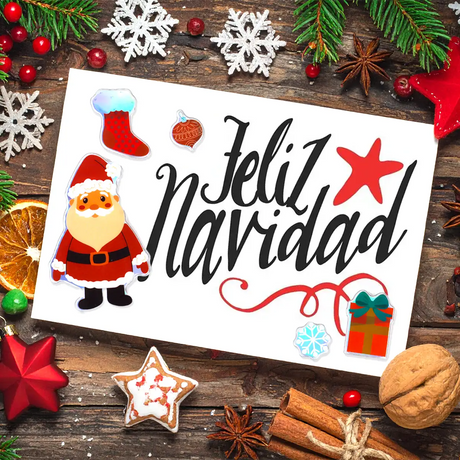 Stickers, Personajes Navideños, 3D
