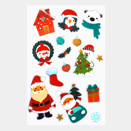 Stickers, Personajes Navideños, 3D