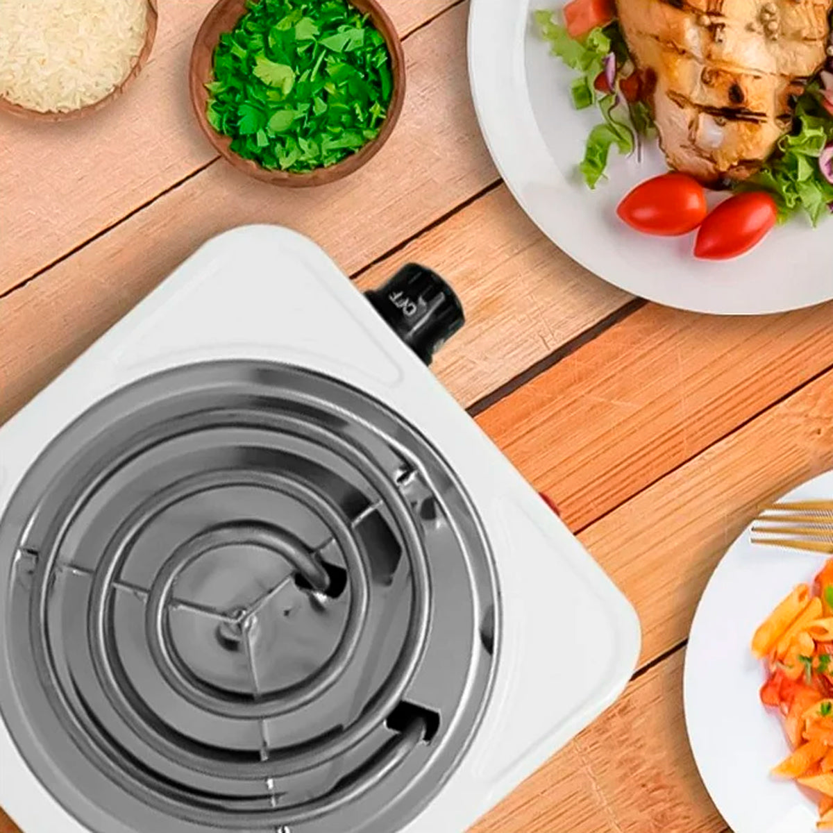 Parrilla Eléctrica Espiral Sencilla, RCA