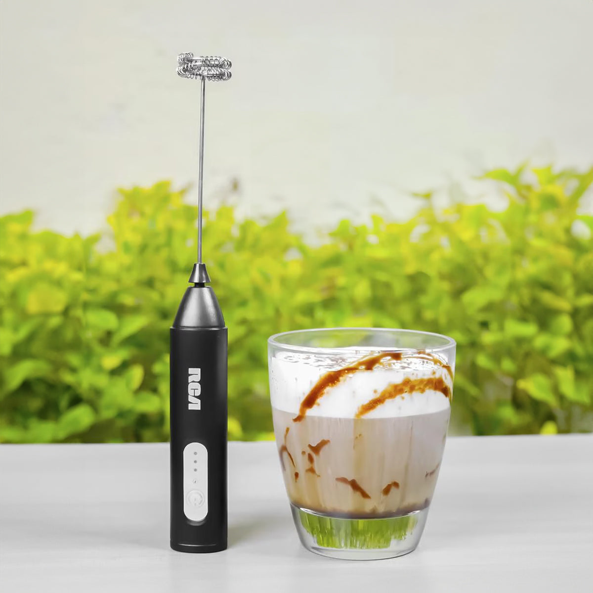 Espumador de Leche Eléctrico, Color Negro