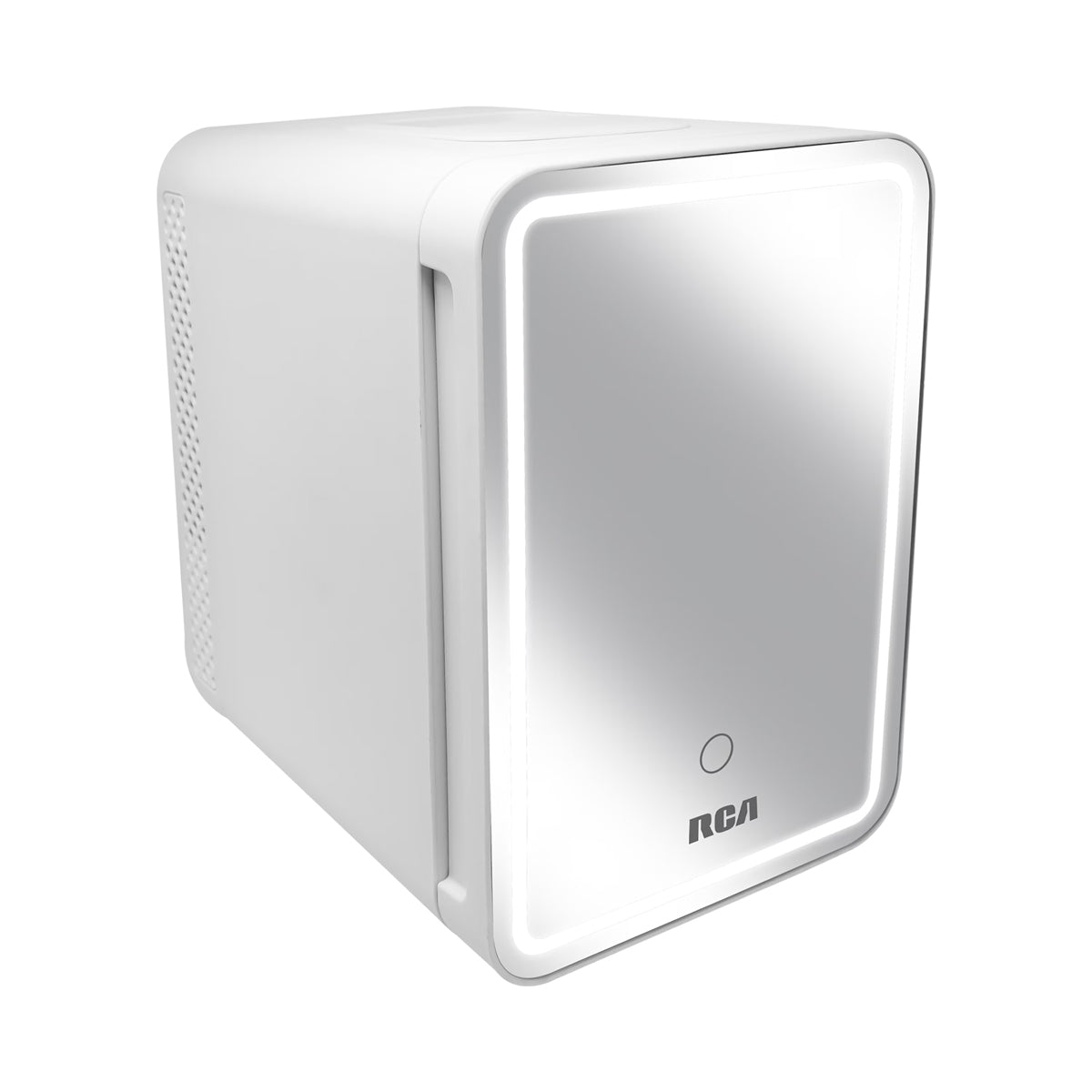 Mini Refrigerador, RC-4E, RCA, Color Blanco con Espejo