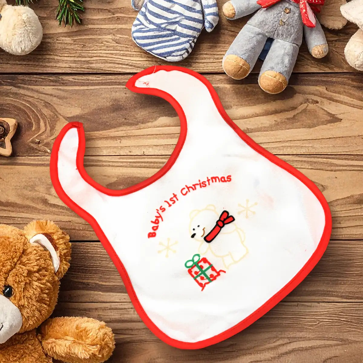 Babero Navideño, Baby 1st Christmas