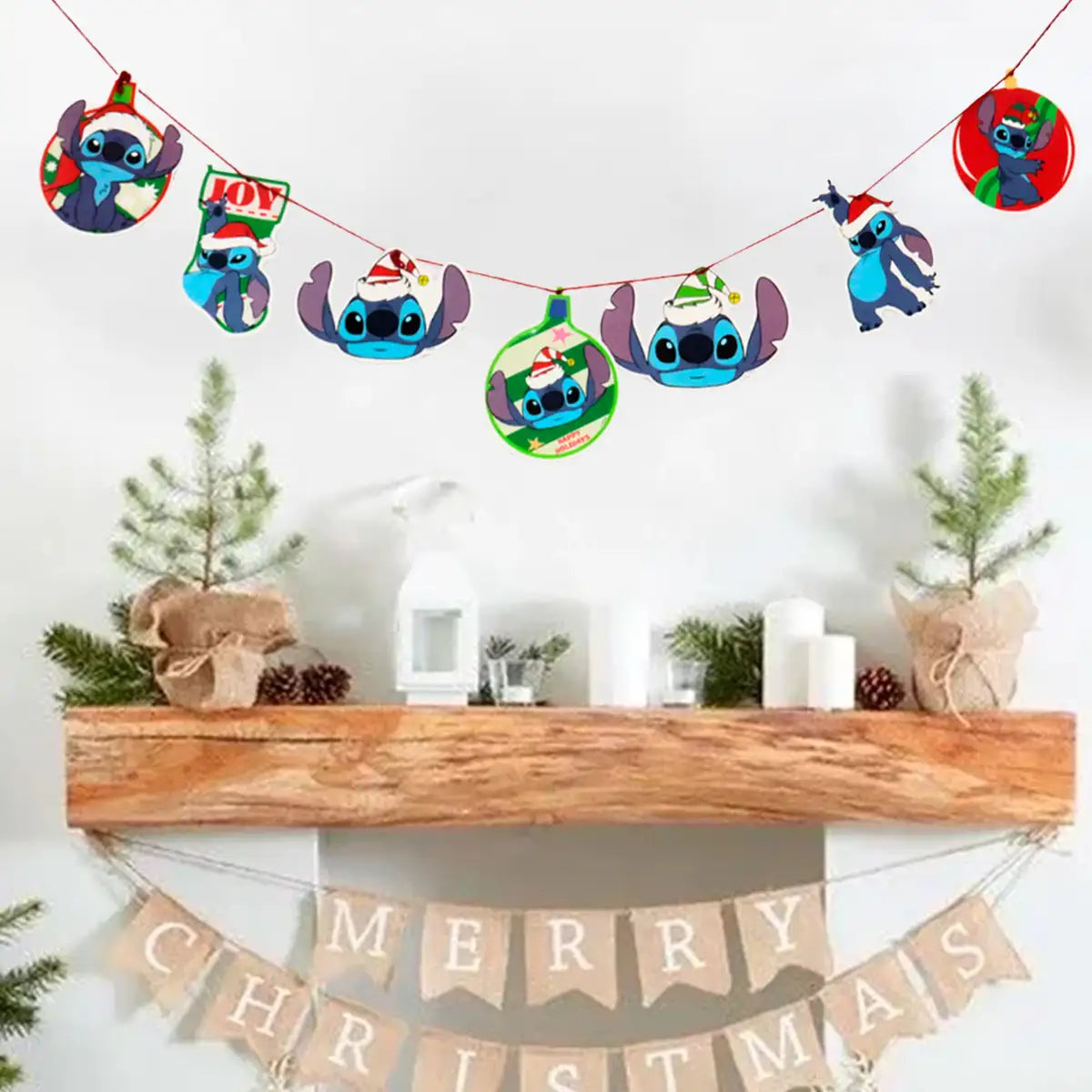 Guirnalda Navideña, Stitch