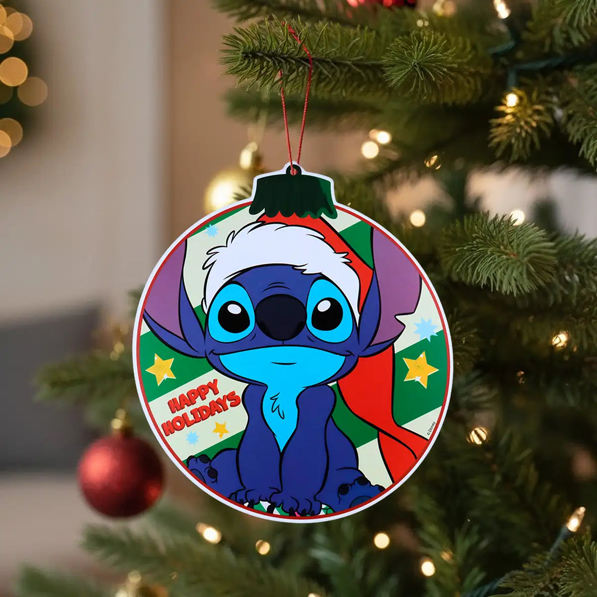 Ornamento, Stitch, Happy Holidays