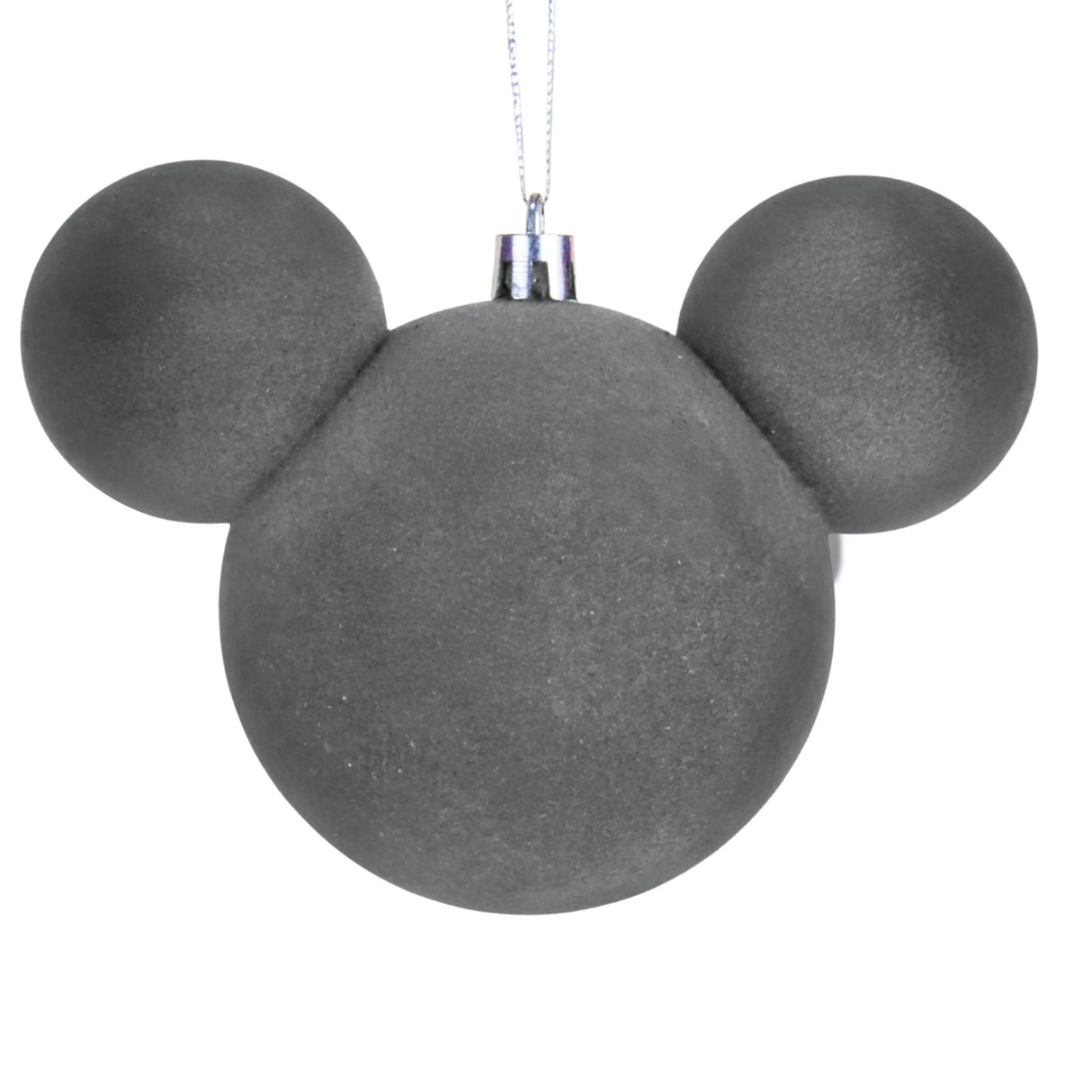 Esfera Navideña en Forma de Mickey, Color Gris