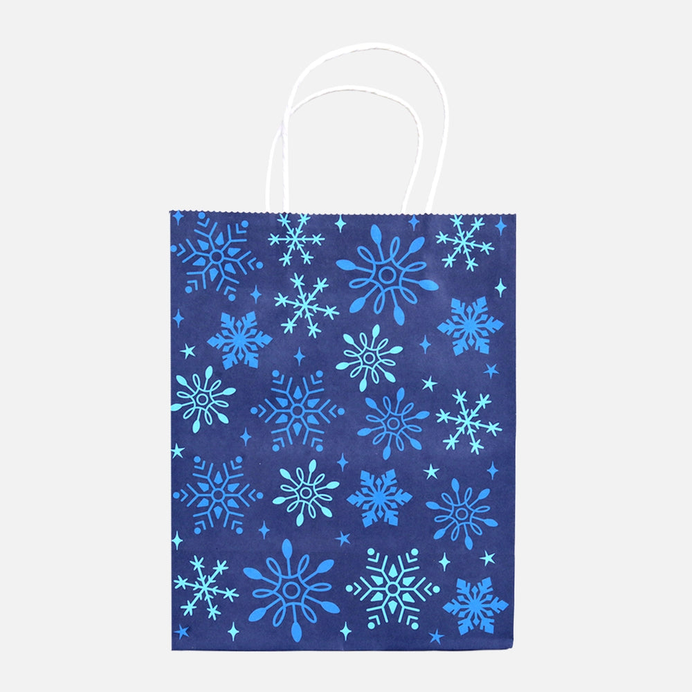 Bolsa de Regalo Navideña, Muñeco de Nieve, 3 pzas