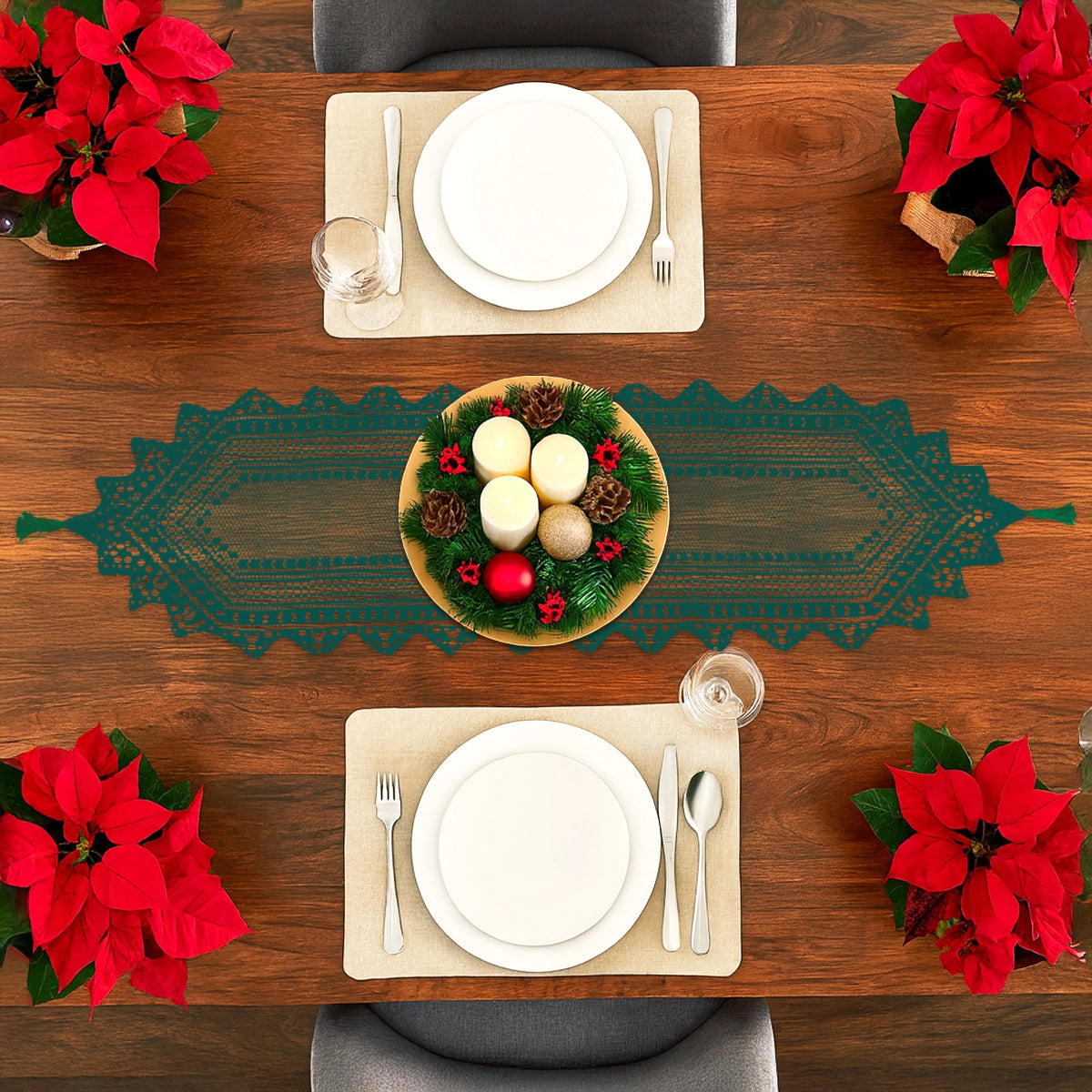 Camino de Mesa Navideño, Diseño Carpeta