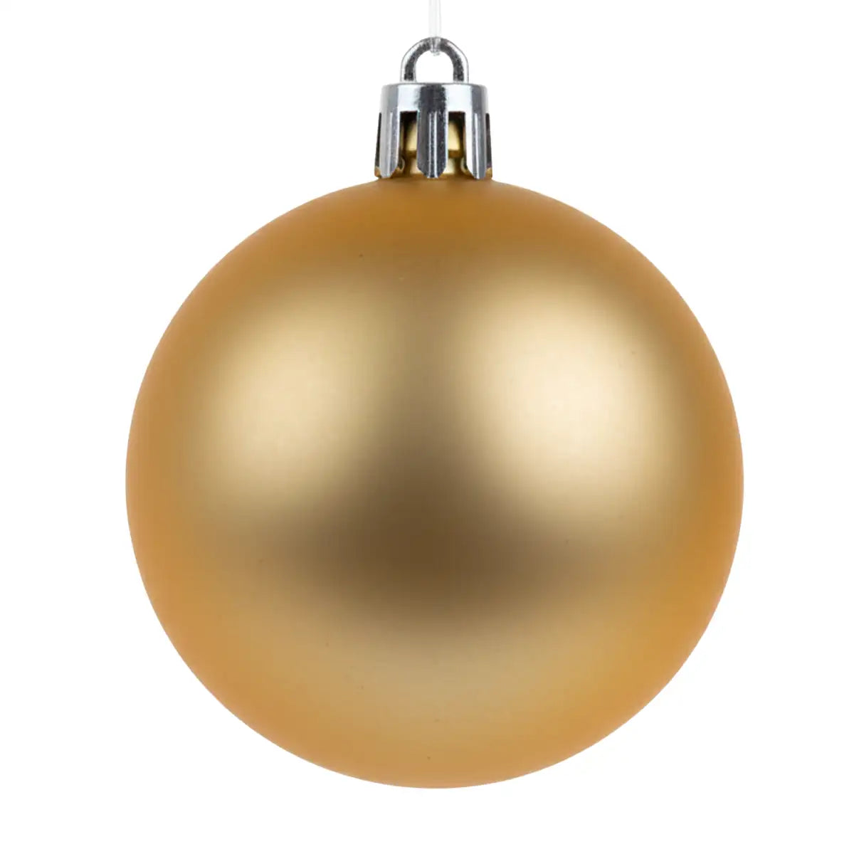 Mix de Esferas Navideñas, Color Oro. 5 pzas