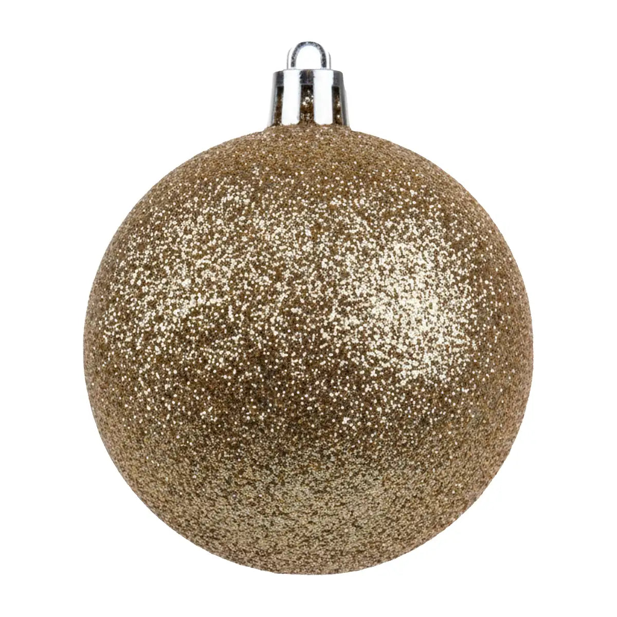 Mix de Esferas Navideñas, Color Plata. 5 pzas