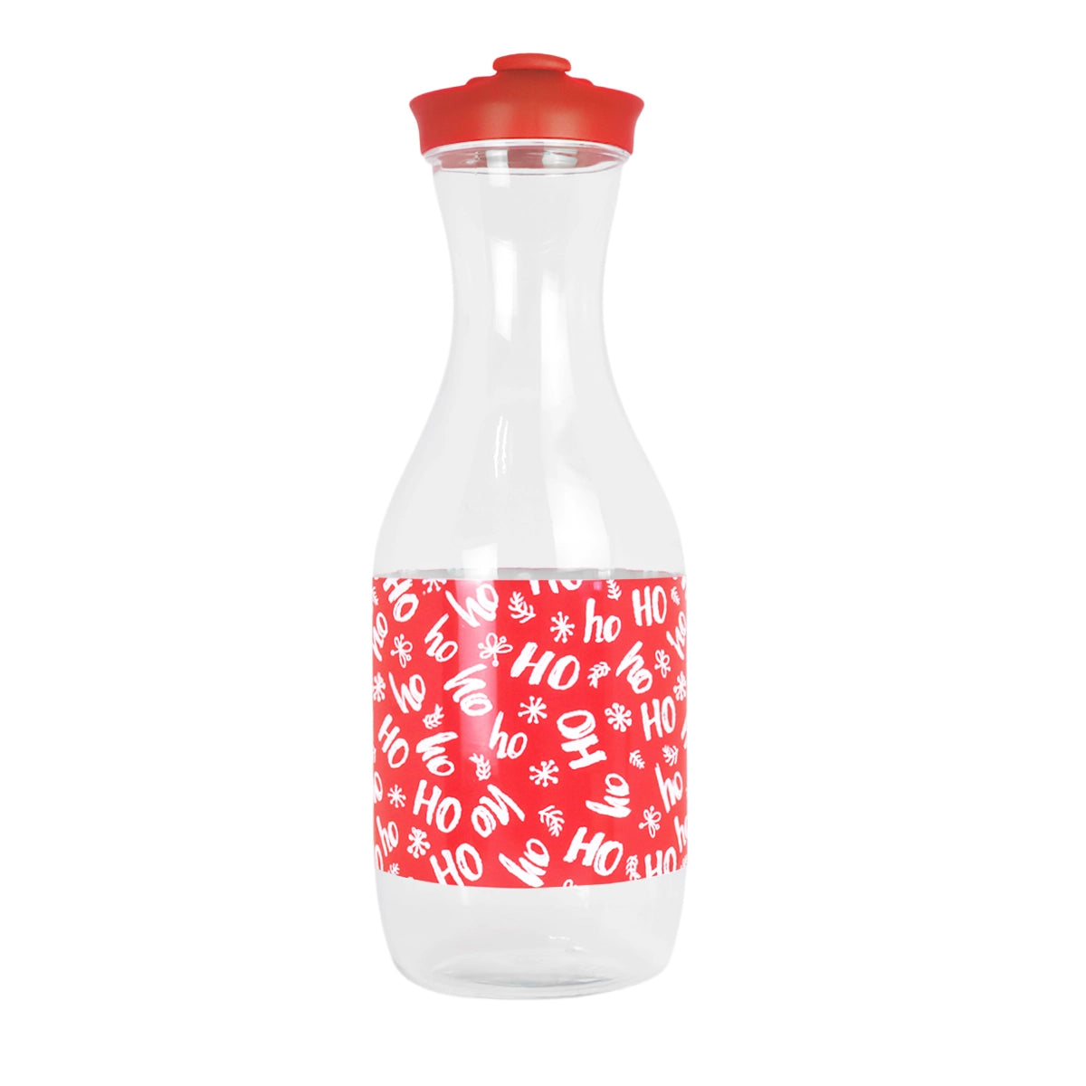 Botella de Agua Navideña, Color Rojo, 1.5 L