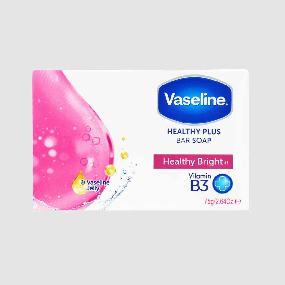 Jabón en Barra Vaseline Healthy Plus Healthy Bright, 75 g