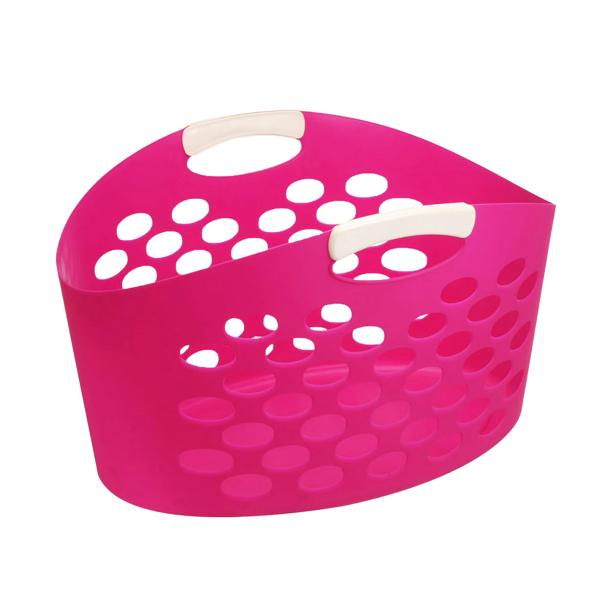 Canasta para Ropa, Plástico, Color Fucsia