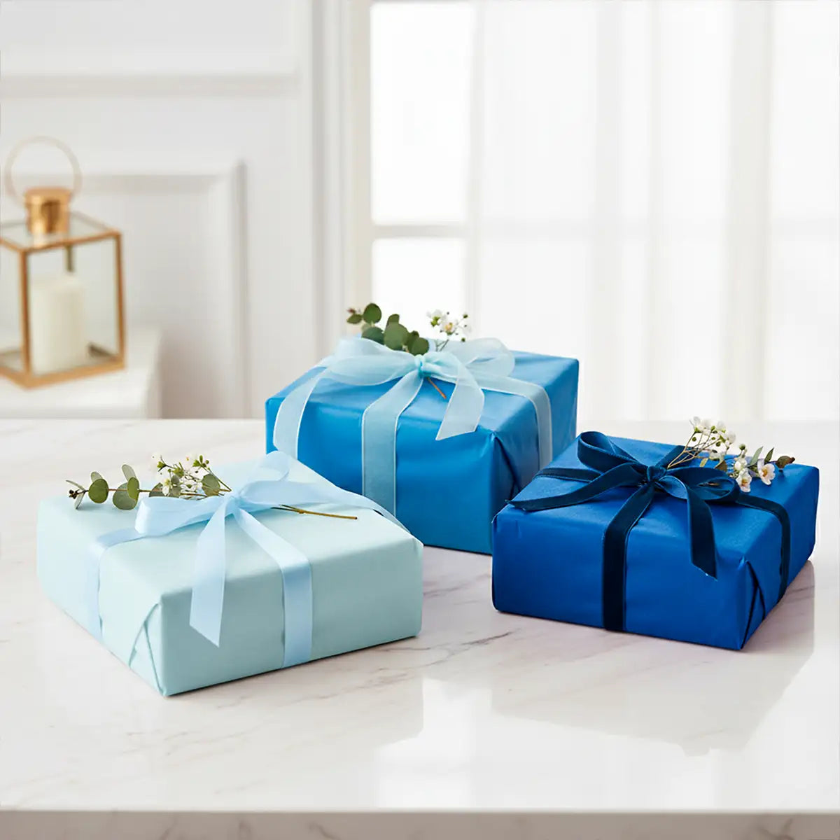 Papel para Envolver Regalos, Color Azul