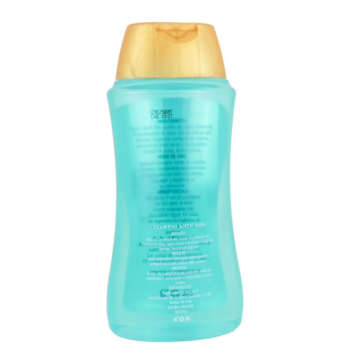 Shampoo Anticaída, Mint & Tea Tree, OrganicSPA, 500 ml