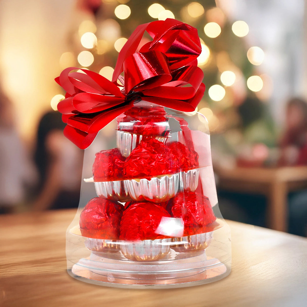 Chocolate, Campana, Color Rojo, 88 gr