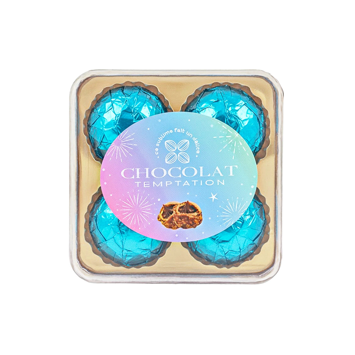 20 1025CHT CHOCO TRUFF SQ BOX 44GR