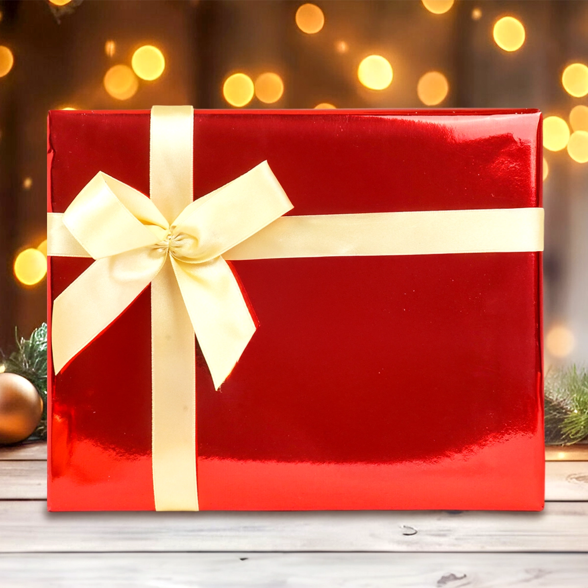 Chocolate, Caja de Regalo, Color Rojo, 176 gr