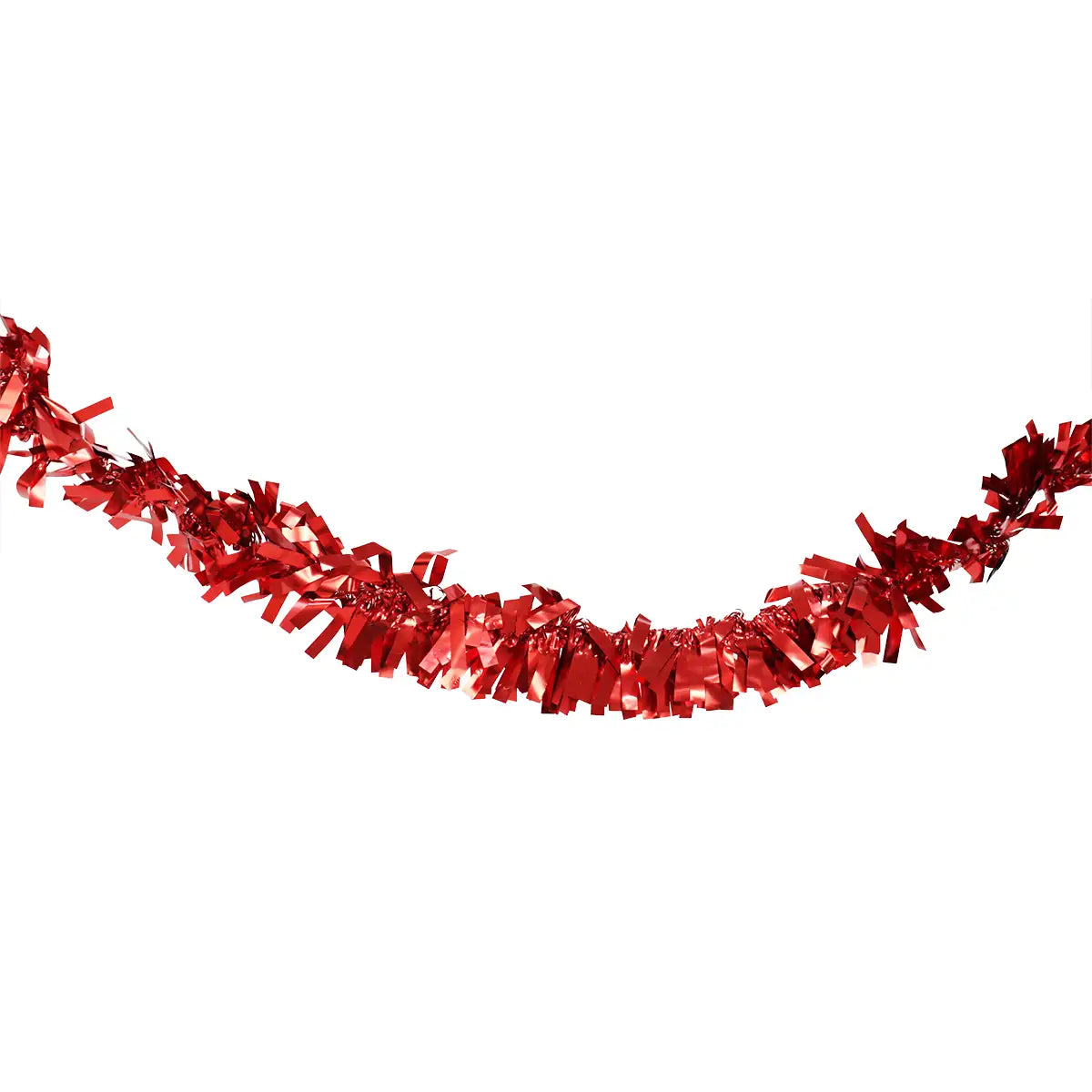 Guirnalda Navideña, Color Rojo, Tinsel, 2.5 m