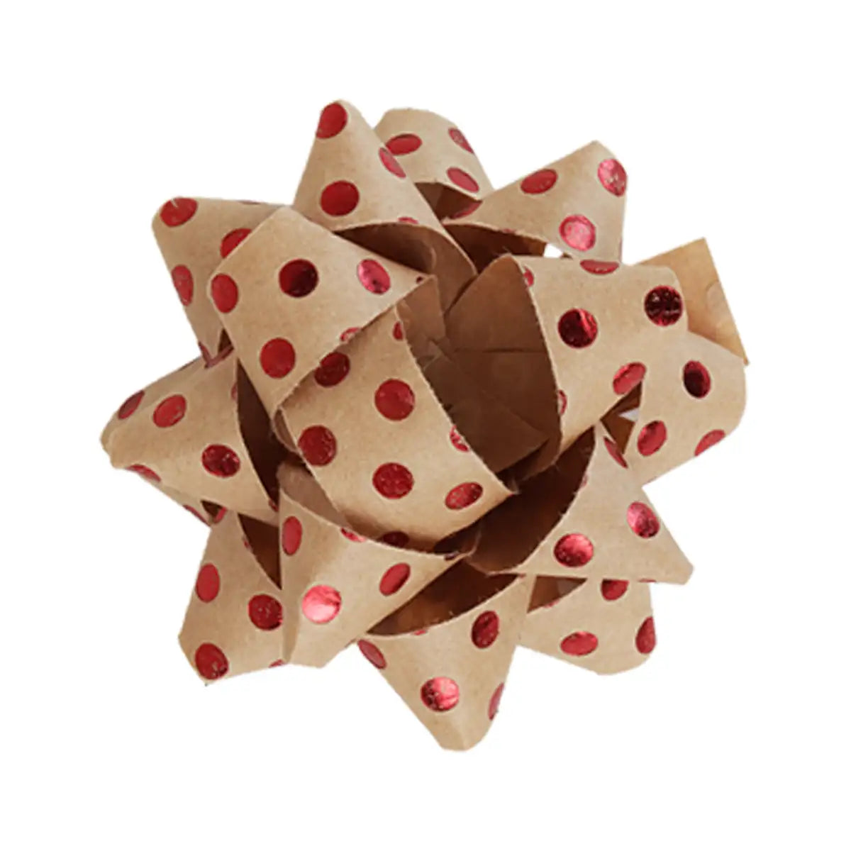 Mini Moños para Regalo, Color Café y Rojo, 12 pzas