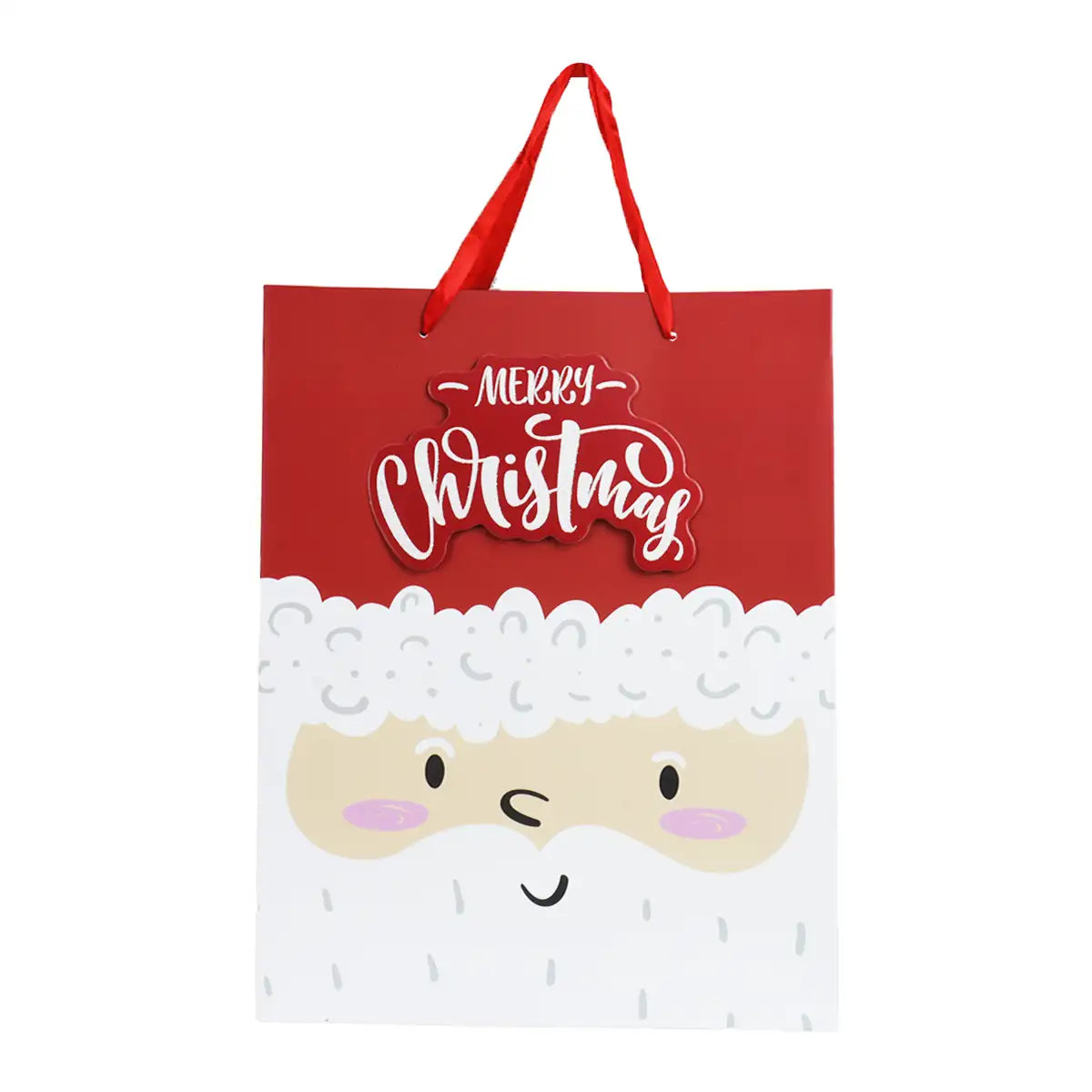 Bolsa de Regalo Navideña, Merry Christmas, Santa Claus