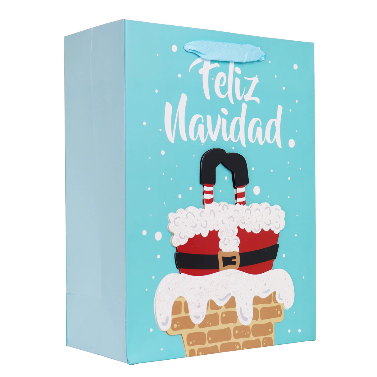 Bolsa de Regalo Navideña, Feliz Navidad, Color Verde