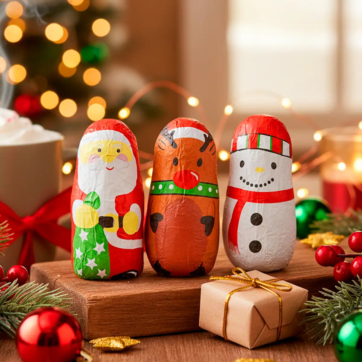 Chocolate, Personajes Navideños, 26 gr