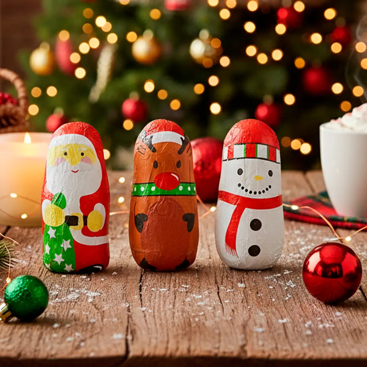 Chocolate, Personajes Navideños, 26 gr