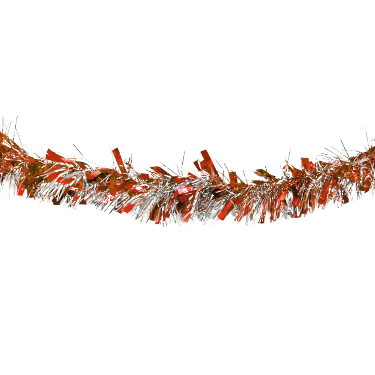 Guirnalda Navideña, Color Rojo, Tinsel