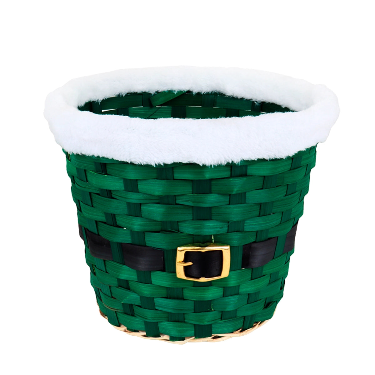 Canasta de Bambú, Santa, Color Verde