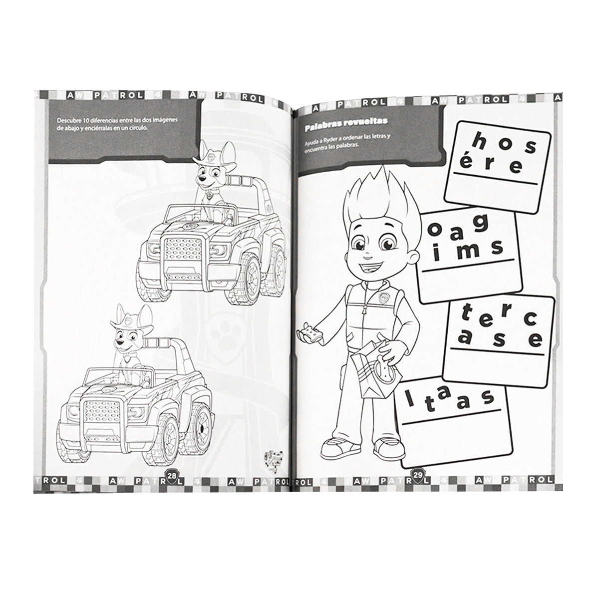 Libro de Actividades, Paw Patrol