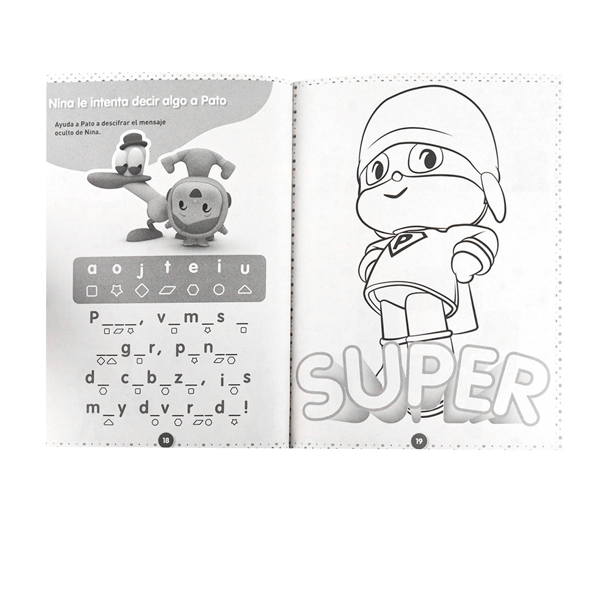 Libro de Actividades, Pocoyo