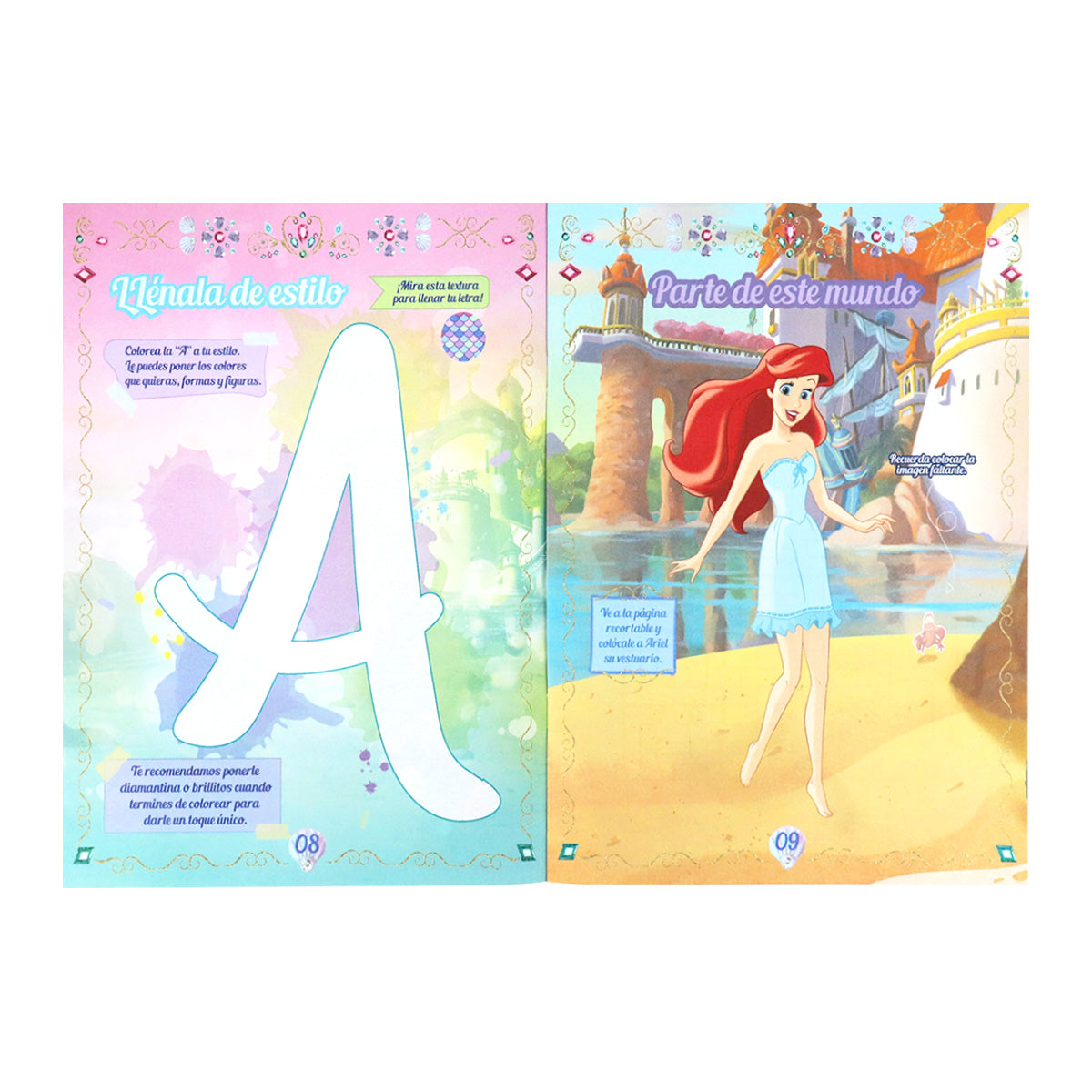 Ariel, Libro Recortable
