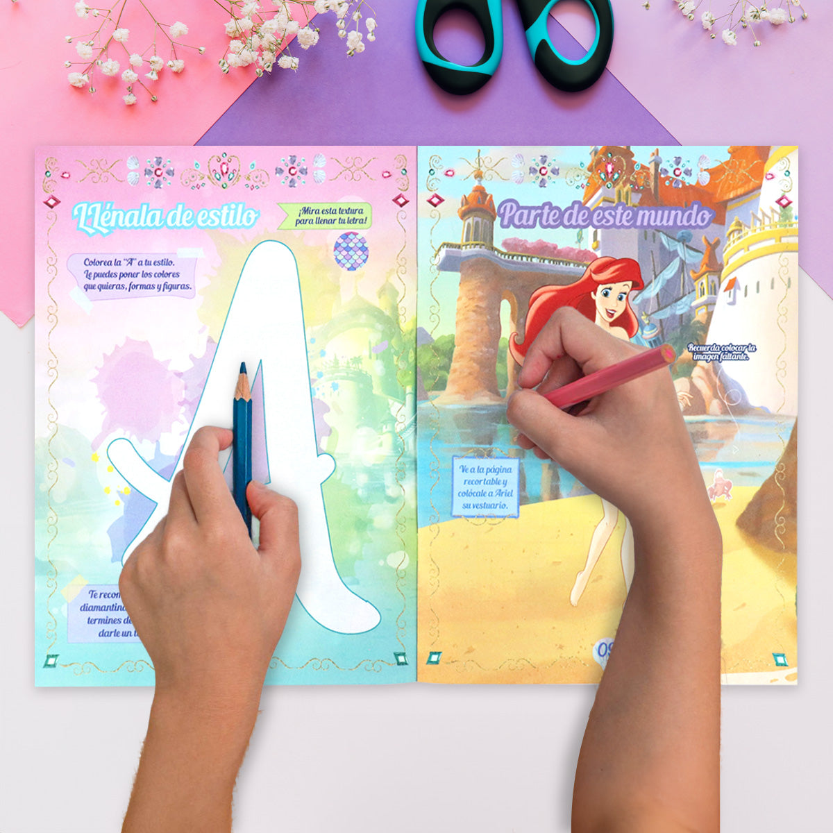 Ariel, Libro Recortable