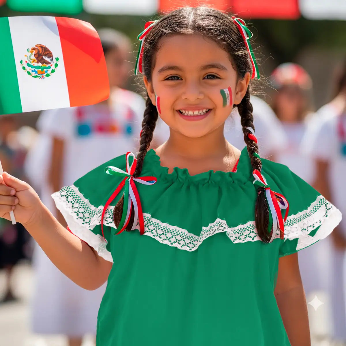 Blusa Regional, Color Verde, Fiestas Patrias, Talla Grande