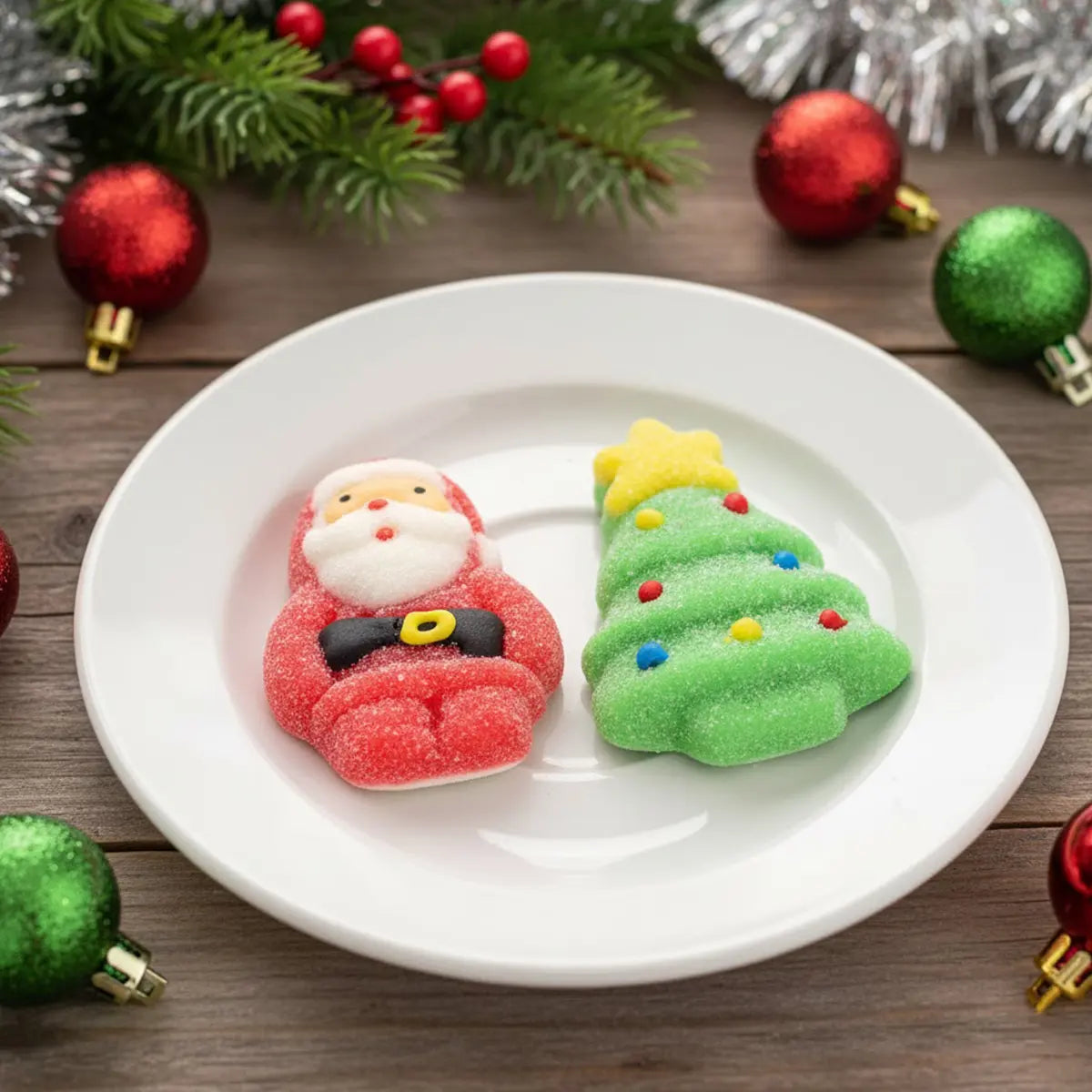 Malvaviscos con Diseño Navideño, 60 gr