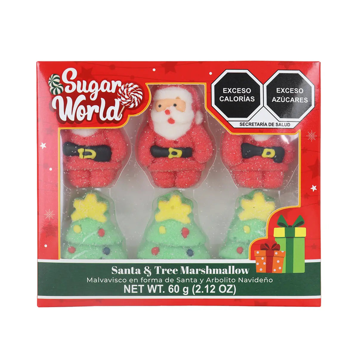 Malvaviscos con Diseño Navideño, 60 gr