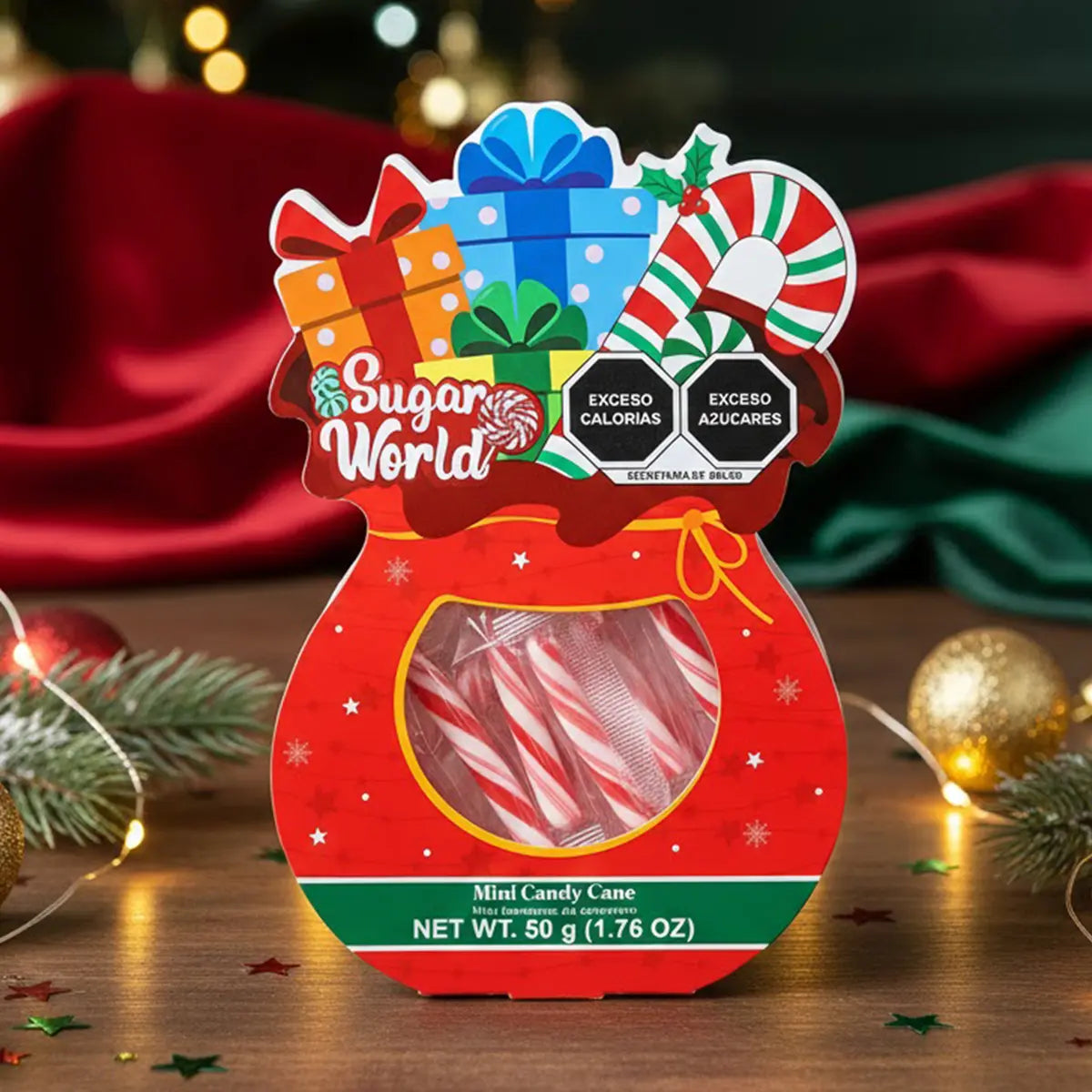 Mini Bastones de Dulce, 50 gr