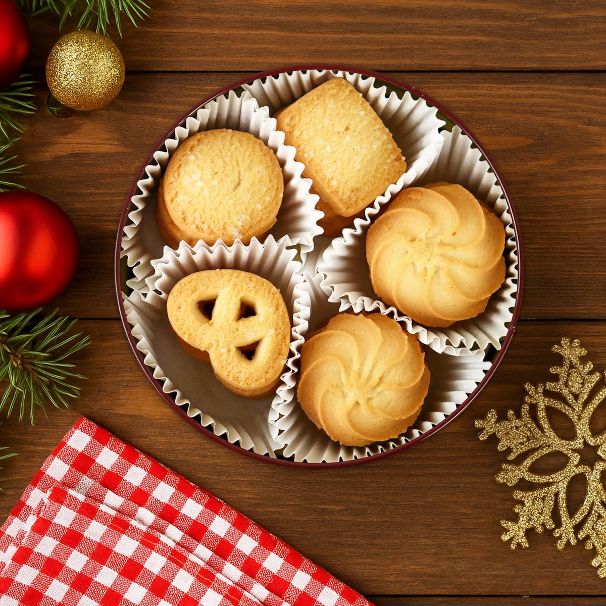 Lata Galletas Navideñas, 114 gr