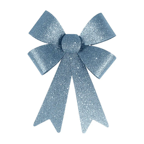 Moño Decorativo, Glitter, Color Azul