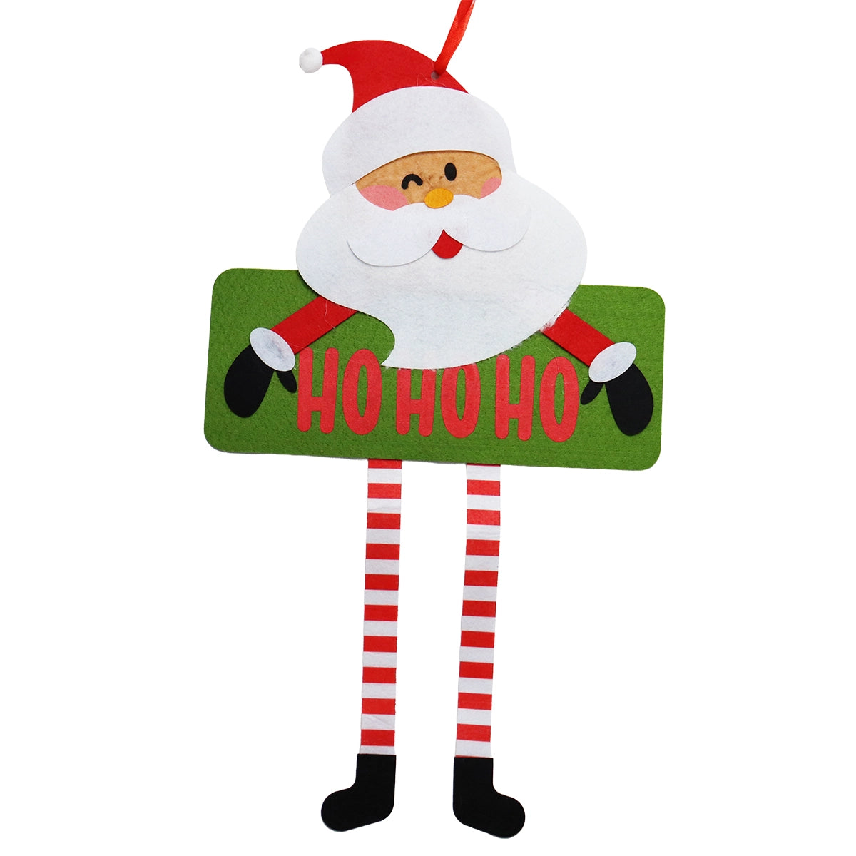 Decoración de Puerta, Fieltro, HoHoHo