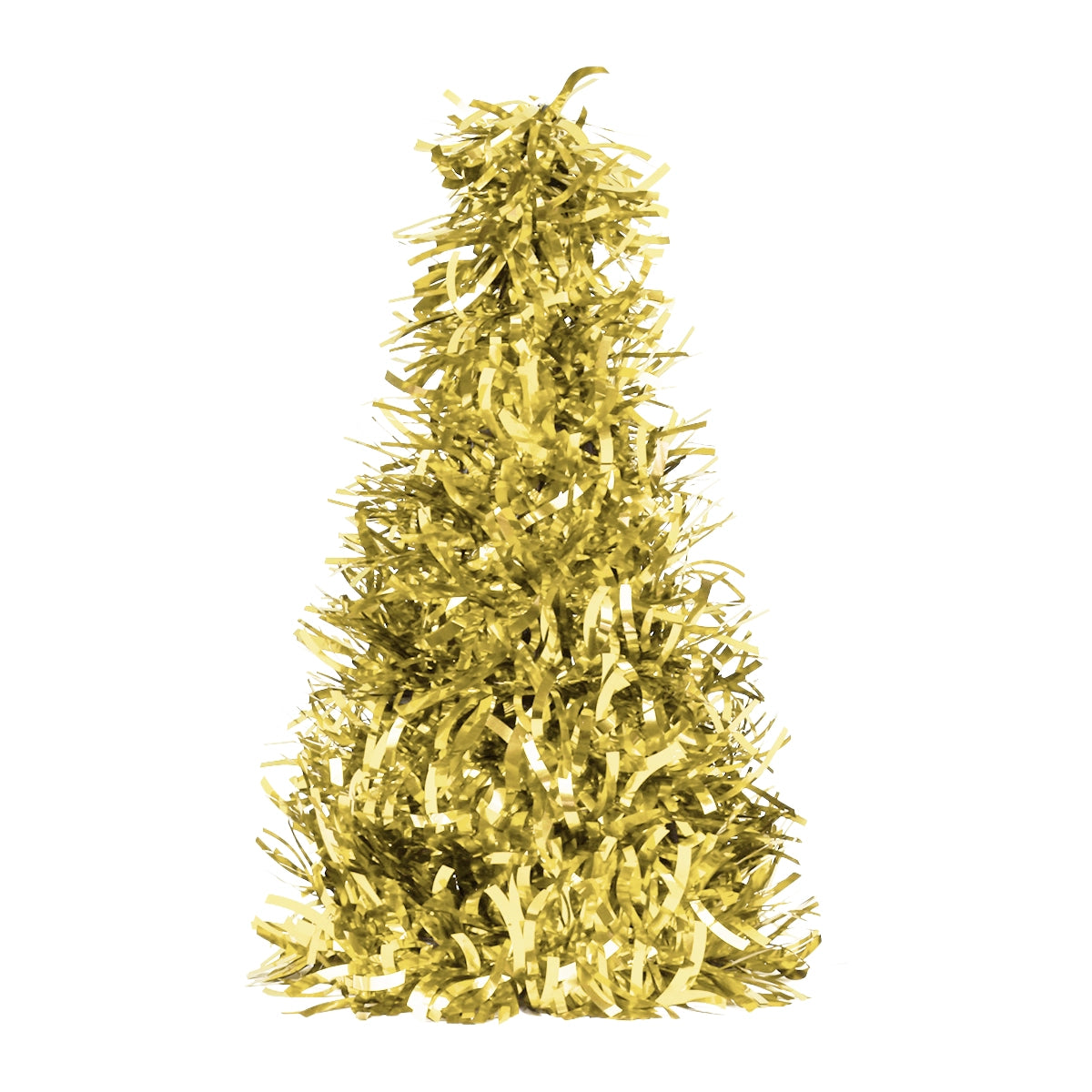 Mini Árbol, Tinsel, Color Oro